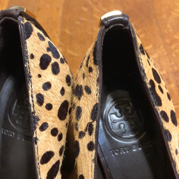 Tory Burch Animal Print Block Heels - Picture 3 of 7